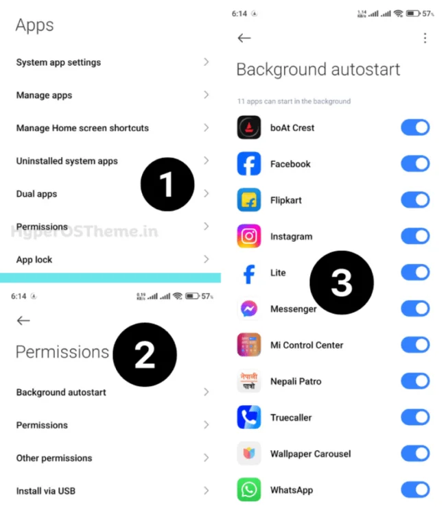 how to change control center in hyperos