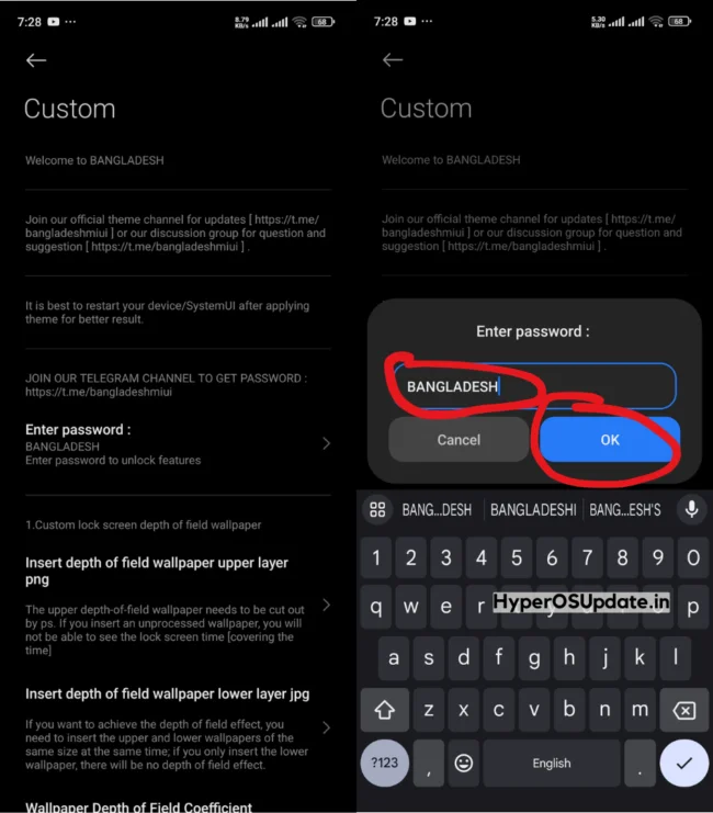 how to enable dynamic island in hyperos