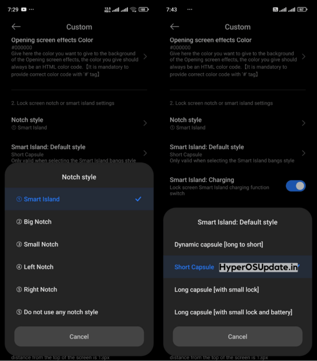 how to enable dynamic island in hyperos