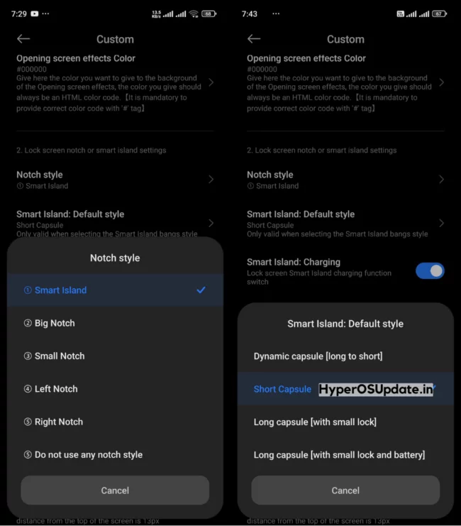 how to enable dynamic island in hyperos