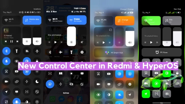 How to Change Control Center in HyperOS & Redmi