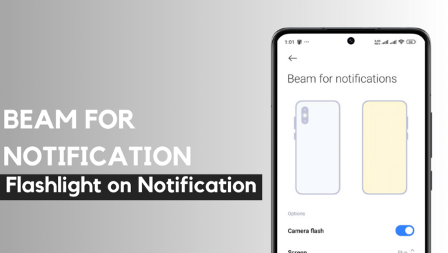 How to Enable Beam for Notifications in Xiaomi HyperOS & MIUI