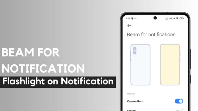 How to Enable Beam for Notifications in Xiaomi HyperOS & MIUI