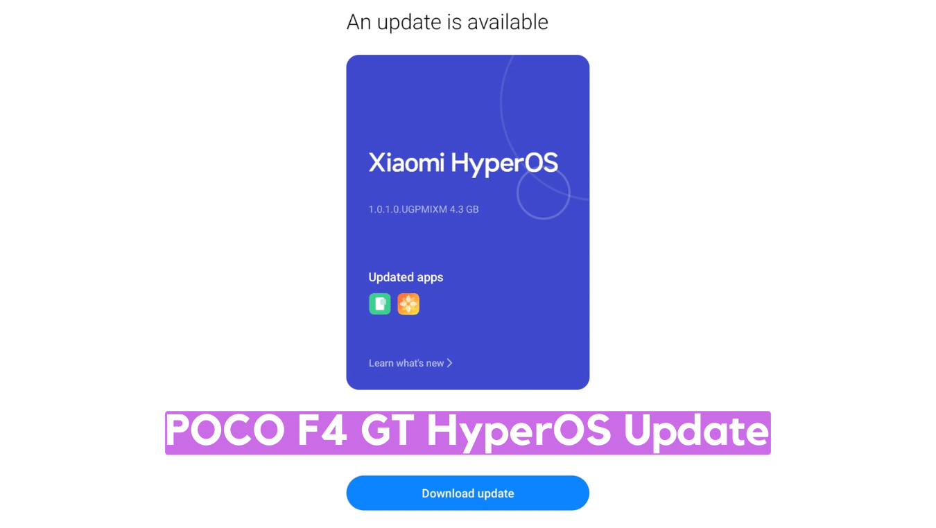 POCO F4 GT HyperOS Update Starts to Roll Out Globally ‘ingres’