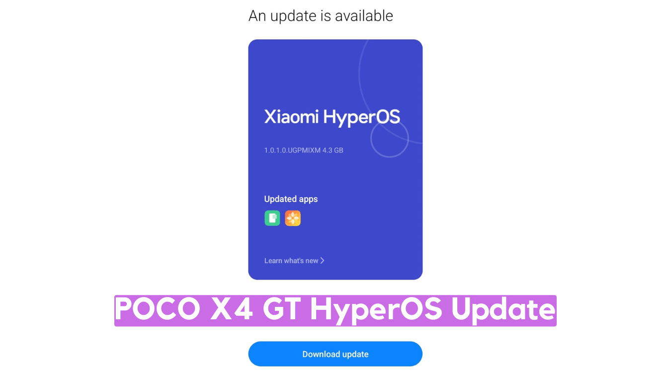 POCO X4 GT HyperOS Update Starts to Roll Out Globally ‘xaga’ POCO X4 GT HyperOS Update Starts to Roll Out Globally ‘xaga’