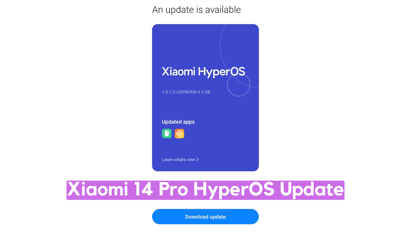 Xiaomi 14 Pro HyperOS Update (TI Satellite) Download ‘shennong’